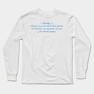 Peace and love over fear Long Sleeve T-Shirt